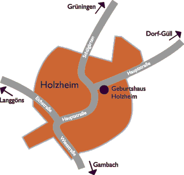 Anfahrtsplan Holzheim